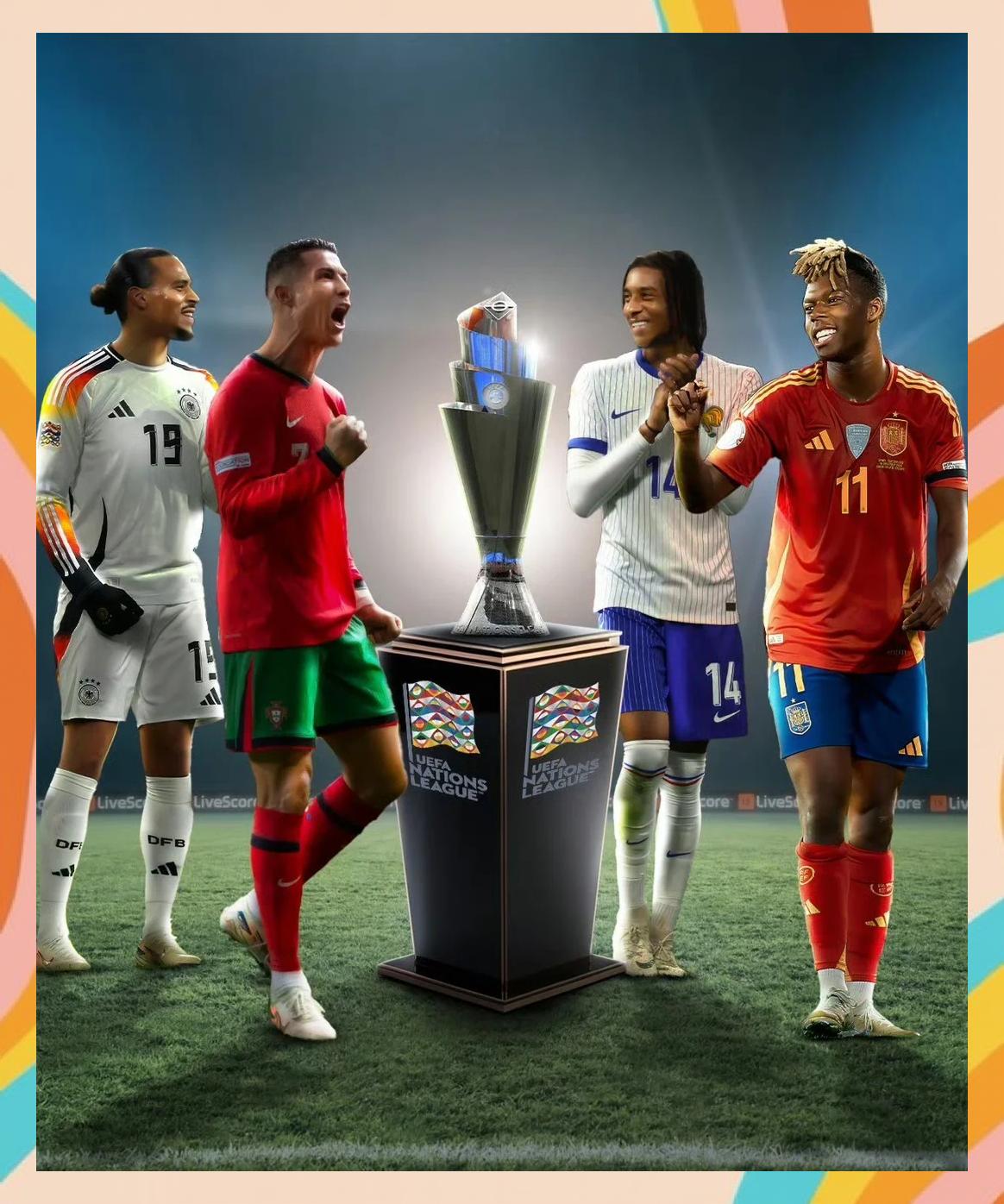 激战一触即发！欧国联半决赛花落谁家？(c罗欧国联决赛进球)